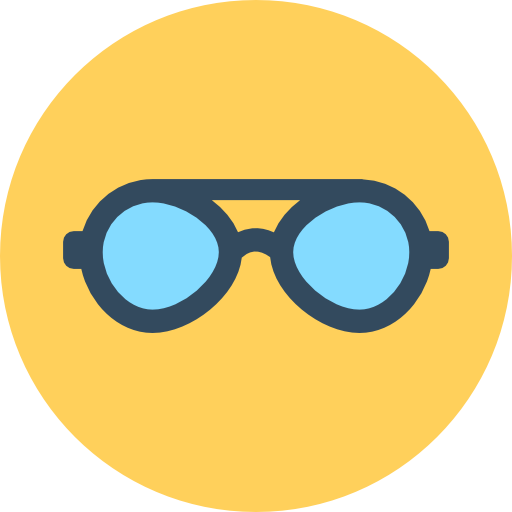 Swimming pool glasses